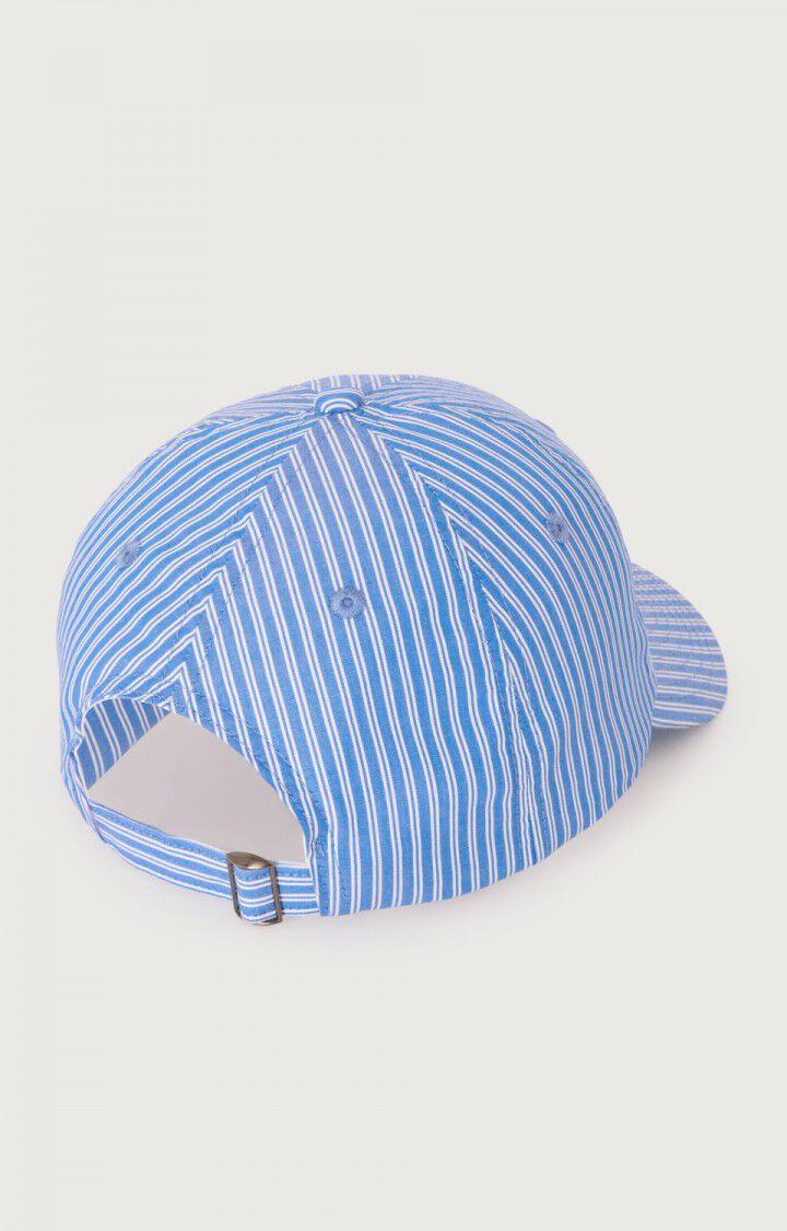 American Vintage gestreifte Kappe Zatybay Unisex blau